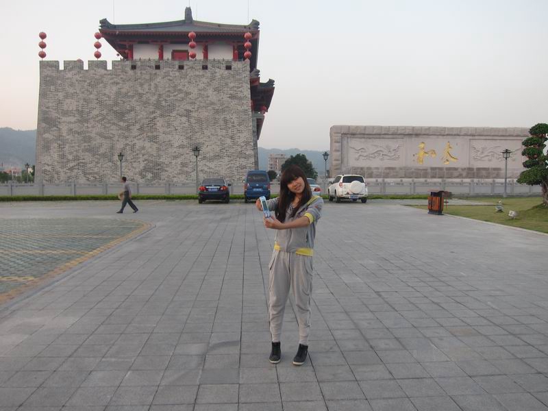 CYLION 美女助力宣传之揭阳楼广场